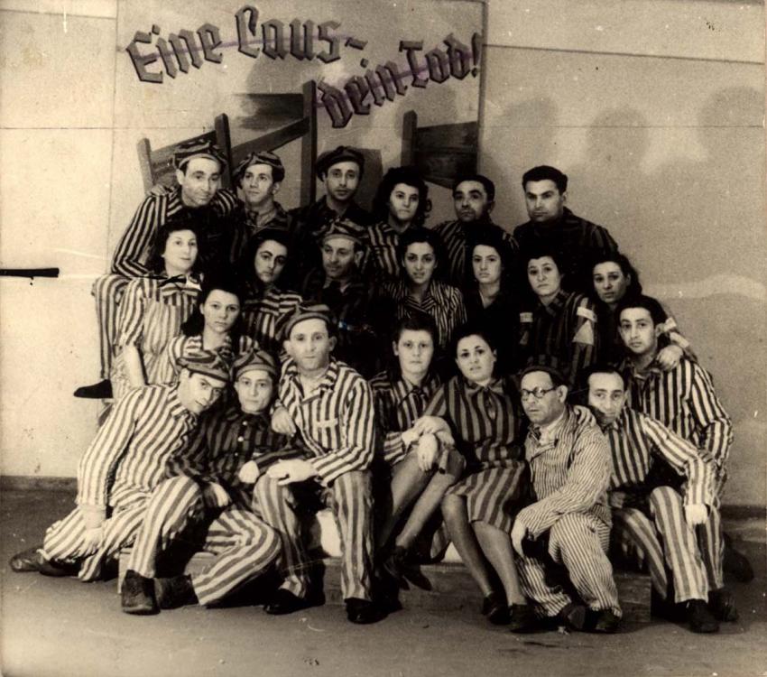 Bergen Belsen, Germany, Members of the &quot;Kazet&quot; Theater at the DP Camp, 1945